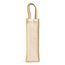 Bolsa ideal para botella de yute laminado y algodón Crudo