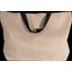 Bolsa de juco a rayas Natural