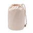 Bolsa Saco Algodón 26x17 con Compartimentos Beige
