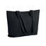 Bolsa de pana con cremallera 220 gr/m² Negro