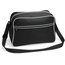 Bolsa Retro con bandolera ajustable Black / White