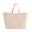 Bolsa shopper de algodón con bolsillo interior Natural