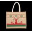 Bolsa shopper navideña Natural / Cherry Red
