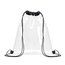 Bolsa transparente de cuerdas EVA y PVC Negro