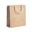 Bolsa de yute natural laminado Crudo Talla Única Adulto
