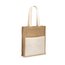 Bolso Yute Asas y Bolsillo Algodón Natural