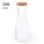 Botella de cristal ecológica personalizada con cierre de corcho 1l Botella ecológica personalizada de cristal con corcho (1 L)