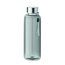 Botella personalizada de agua  con corre en tritán sin BPA 500ml Gris Transparente