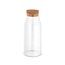 Botella de vidrio 800ml con tapa de corcho Natural