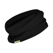 Braga de cuello de algodón orgánico Negro Talla Única Adulto