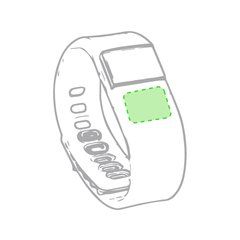Brazalete Inteligente Deportivo | Debajo de la pantalla | 15 x 15