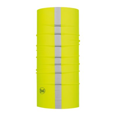 Braga de cuello versátil Solid Yellow Fluor Reflective Adult