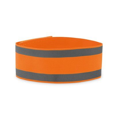 Brazalete deportivo reflectante Naranja Fluorescente
