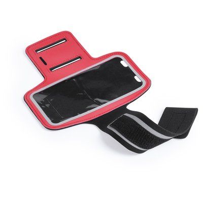 Brazalete deportivo táctil para móvil Roj