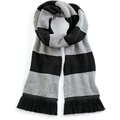 Bufanda a rayas tacto suave Black / Heather Grey