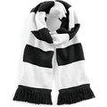 Bufanda a rayas tacto suave Black / White