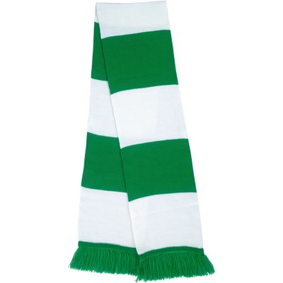 Bufanda Bicolor Suave Kelly Green / White