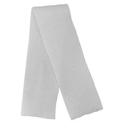 Bufanda blanca personalizable para peluche Blanco
