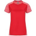 Camiseta Técnica Mujer Doble Tejido Bicolor Rojo/Rojo Vigore M