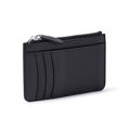 Cartera tarjetero de piel Negro