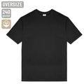 Camiseta oversize con cuello reforzado