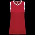Camiseta baloncesto para mujer Sporty Red / White 3Xl