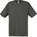 Camiseta algodón cuello redondo Light Graphite L