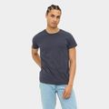 Camiseta ajustada de cuello redondo para hombre
