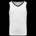 Camiseta de baloncesto para niños White / Black 10/12 Ans