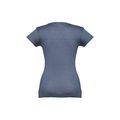 Camiseta Mujer Entallada de Algodón Escote V