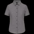 Camisa oxford mujer manga corta Oxford Silver 3Xl