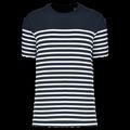 Camiseta marinera de algodón para hombre Navy / White Stripes Xxl