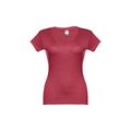 Camiseta Mujer Entallada de Algodón Escote V