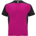 Camiseta técnica transpirable de secado rápido Fucsia/Negro L