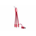 Cable reciclado con salidas múltiples Roj