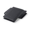 Cartera tarjetero de polipiel negra