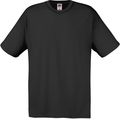 Camiseta algodón cuello redondo Black Xxl