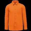 Camisa de polialgodón hombre Orange M