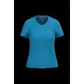 Camiseta de manga corta cuello pico mujer Tropical Blue Xl