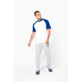 Camiseta bicolor manga corta hombre