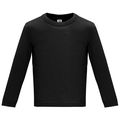 Camiseta Manga Larga Bebé Negro 18 Meses
