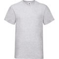 Camiseta hombre cuello de pico Heather Grey 5Xl