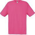 Camiseta algodón cuello redondo Fuchsia M