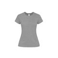 Camiseta Algodón Mujer Colores S a XXL Gri M
