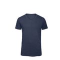 Camiseta Triblend cuello de pico Heather Navy S