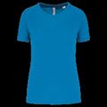 Camiseta deporte corte recto Aqua Blue Xxl