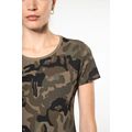 Camiseta camuflaje mujer algodón