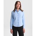 Camisa Oxford Mujer Entallada Manga Larga