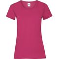 Camiseta entallada mujer 100% algodón Fuchsia M
