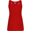 Camiseta Sin Mangas Entallada Espalda Nadadora Rojo 2Xl